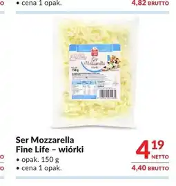Makro Ser Mozzarella Fine Life wiórki oferta
