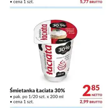 Makro Śmietanka Łaciata 30% oferta