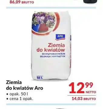 Makro Ziemia do kwiatów Aro oferta