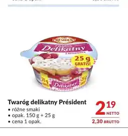 Makro Twaróg delikatny Président oferta