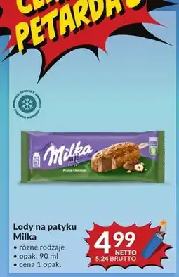 Makro Lody na patyku Milka oferta