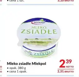 Makro Mleko zsiadłe Mlekpol oferta