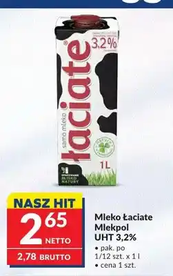 Makro Mleko Łaciate UHT 3,2% oferta