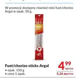 Makro Fuet sticks Argal oferta