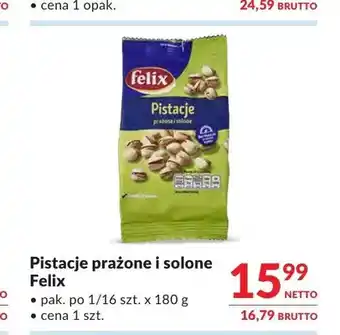 Makro Pistacje prażone i solone Felix oferta