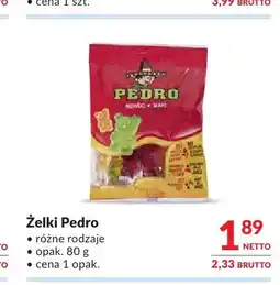 Makro Żelki Pedro oferta