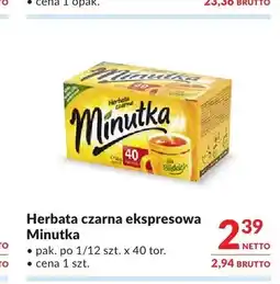 Makro Herbata czarna ekspresowa Minutka oferta