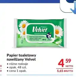 Makro Papier toaletowy nawilżany Velvet oferta