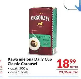Makro Kawa mielona Daily Cup Classic Carousel oferta
