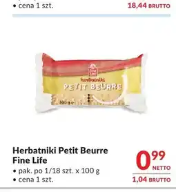 Makro Herbatniki Petit Beurre Fine Life oferta