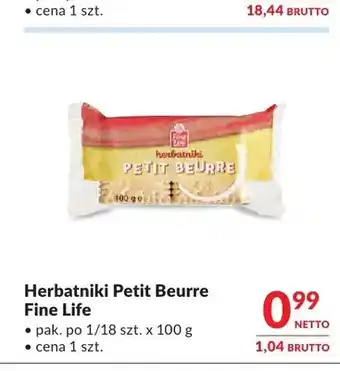 Makro Herbatniki Petit Beurre Fine Life oferta