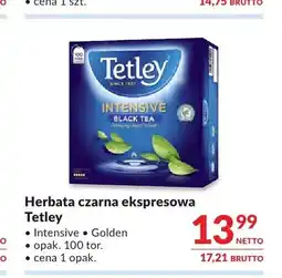 Makro Herbata czarna ekspresowa Tetley Golden oferta