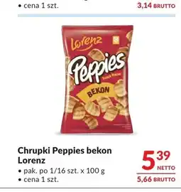 Makro Chrupki Peppies bekon Lorenz oferta