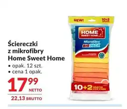 Makro Ściereczki z mikrofibry Home Sweet Home 12-pak oferta