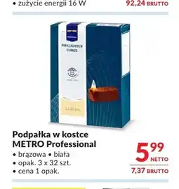 Makro Podpałka w kostce METRO Professional oferta