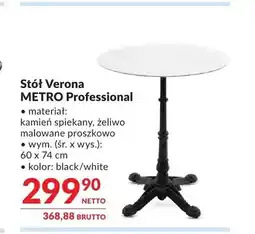 Makro Stół Verona Metro Professional oferta
