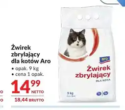 Makro Żwirek zbrylający dla kotów Aro oferta