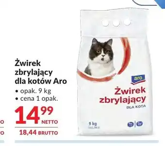 Makro Żwirek zbrylający dla kotów Aro oferta