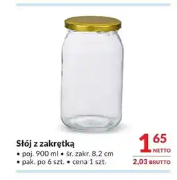 Makro Słoik z zakrętką oferta