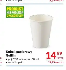 Makro Kubek papierowy Guillin oferta