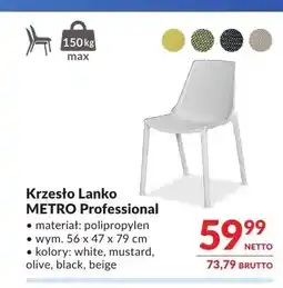 Makro Krzesło Lanko Metro Professional oferta