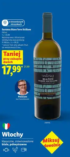 Lidl Sustanza Biano Terre Siciliane oferta