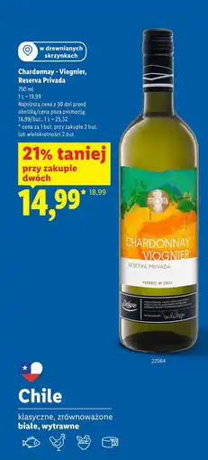 Lidl Deluxe Chardonnay - Viognier, Reserva Privada oferta