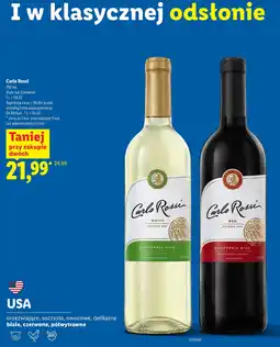 Lidl Carlo Rossi Wino Białe lub Czerwone oferta