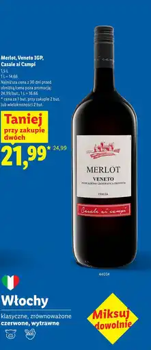 Lidl Merlot, Veneto IGP, Casale ai Campi oferta