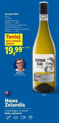Lidl Sauvignon Blanc New Zealand oferta