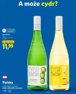 Lidl Cydr Lubelski Klasyczny lub Cytrynowy oferta