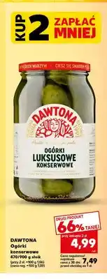 Kaufland Ogórki konserwowe luksusowe Dawtona oferta