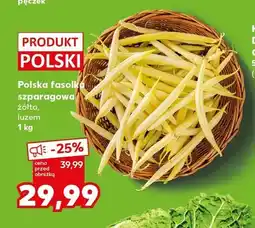 Kaufland Fasolka szparagowa żółta polska oferta