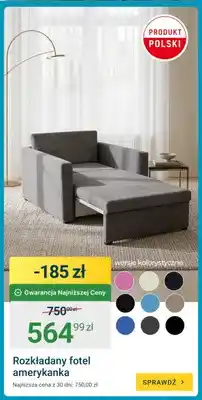 ERLI Rozkładany fotel amerykanka oferta