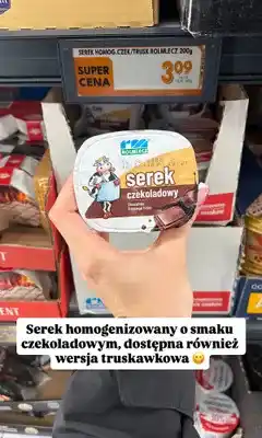 Biedronka Serek homogenizowany o smaku czekoladowym Rolmlecz oferta