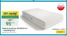 ERLI Materac piankowy antyalergiczny 80x200x8 cm oferta