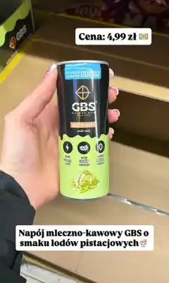 Biedronka Napój mleczno-kawowy GBS o smaku lodów pistacjowych oferta