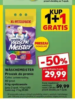 Kaufland Proszek do prania WäscheMeister Color oferta