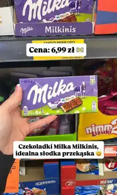 Biedronka Czekoladki Milka Milkinis oferta