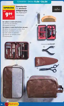 Biedronka Kosmetyczka lub akcesoria pielęgnacyjne dla mężczyzn The Barb'Xpert oferta