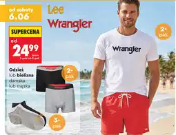 Biedronka Odzież lub bielizna damska lub męska Lee Wrangler oferta
