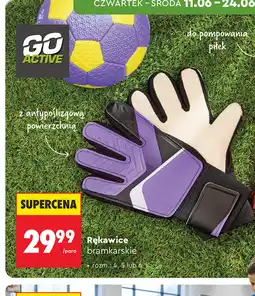 Biedronka Go Active Rękawice bramkarskie l oferta