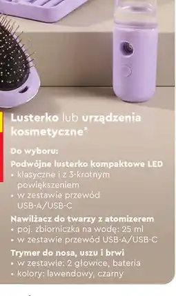 Biedronka Lusterko lub urządzenia kosmetyczne oferta