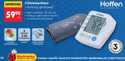Biedronka Hoffen Ciśnieniomierz z funkcją głosową oferta