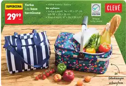Biedronka CLEVÉ Torba lub kosz termiczne oferta