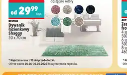 Biedronka Restilo Dywanik łazienkowy Shaggy 50 x 70 cm oferta