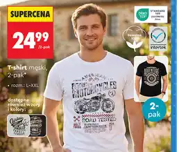 Biedronka T-shirt męski, 2-pak oferta
