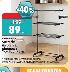 Biedronka Konighoffer Suszarka na pranie pionowa oferta