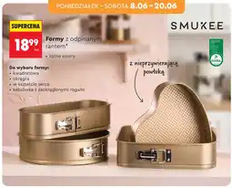 Biedronka SMUKEE Formy z odpinanym rantem oferta