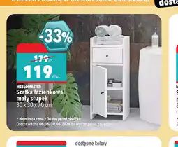 Biedronka Meblomaster Szafka łazienkowa mały słupek oferta